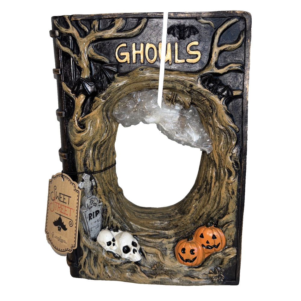 Sweet Street Ghouls Book Viral Halloween Ghost on a Swing Swinging Halloween NEW